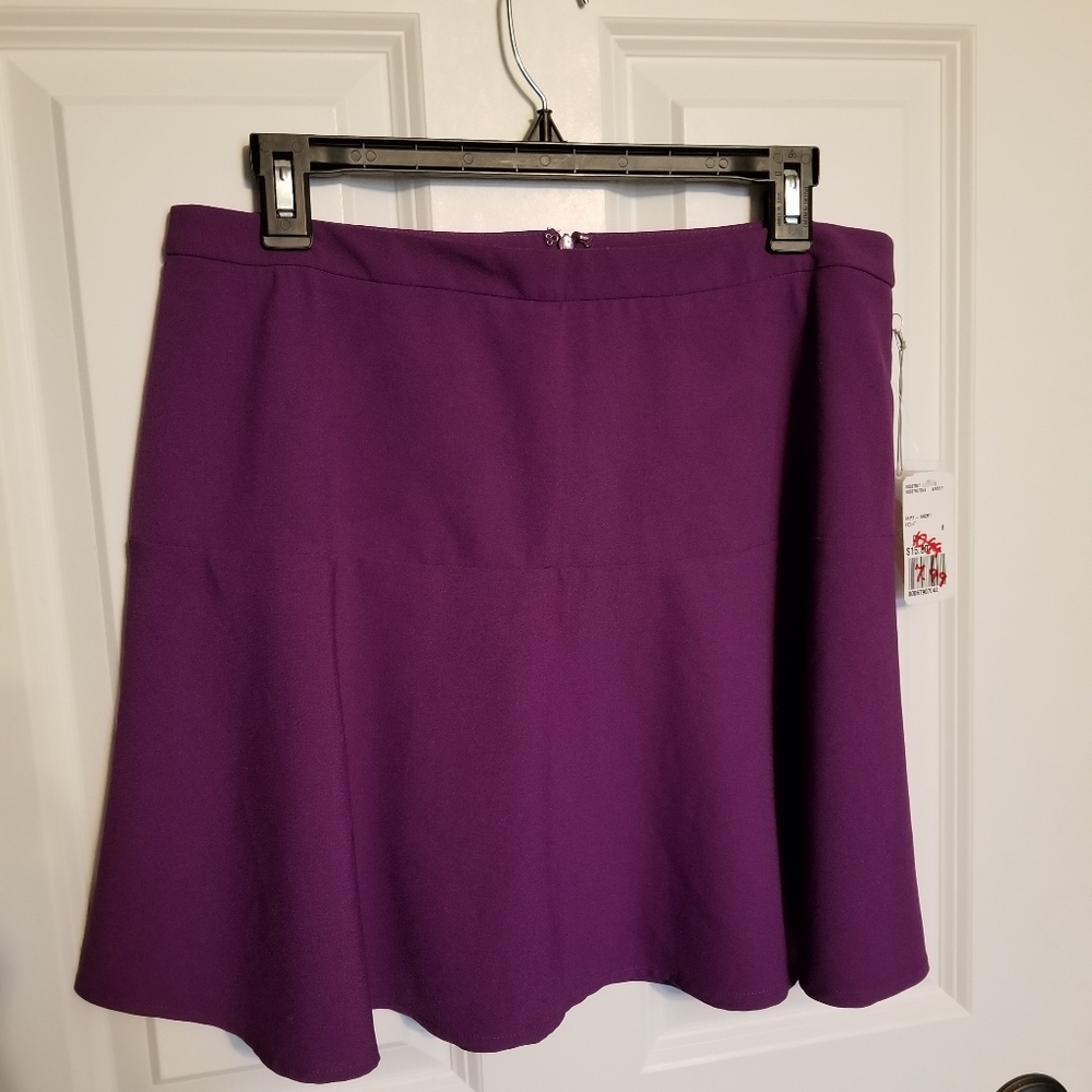 Purple Skater Skirt